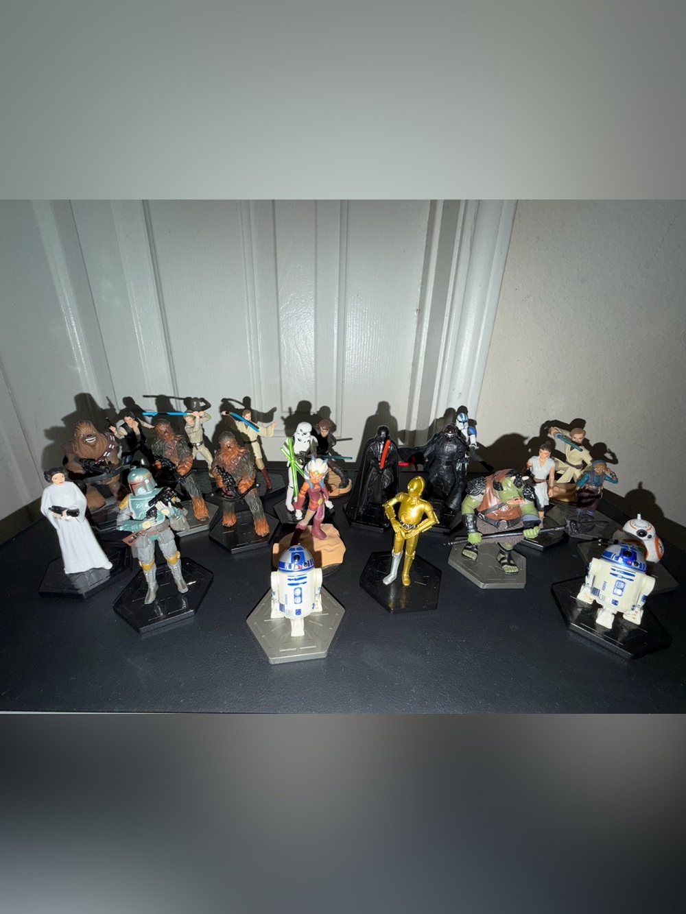 Star Wars Collectible Figure Lot - Assorted Characters